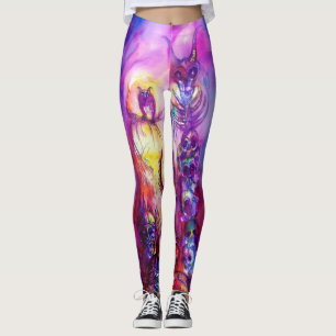Legging Roxo da GUERRA dos MONSTRO do DIA DAS BRUXAS/ORC