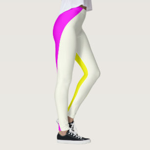 Legging Roxo e amarelo