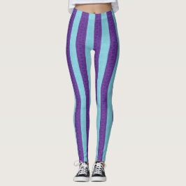 Legging Roxo listrado