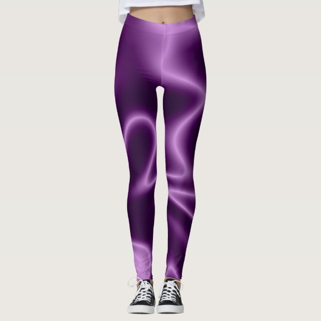 Legging Roxo Neon (Frente)