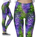 Legging Roxo Sereia Verde Triton Fantasy Dragon Costume<br><div class="desc">Mergulhe no mundo mágico da fantasia com esta Sereia Roxa e Verde, Triton, e Dragões Escalas/Leggings de Cauda inspirados em Poseidon. Perfeito por abraçar o encantador fascínio das sereias, ou a majestade rara das criaturas míticas do mar. As matizes roxas e verdes vibrantes, aliadas ao padrão da escala do dragão,...</div>