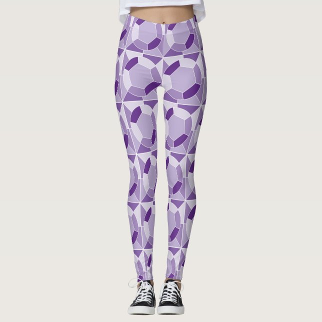 Legging Roxo Sparkle (Frente)