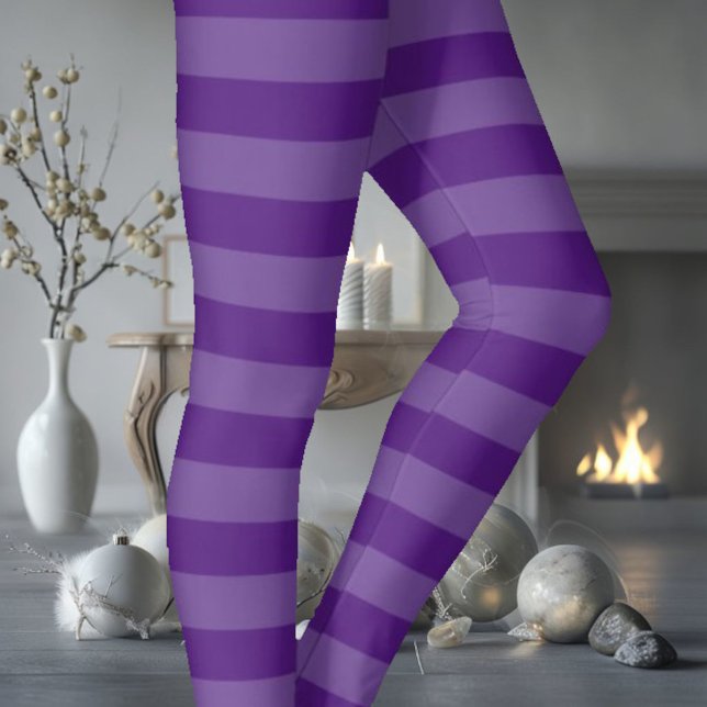 Legging Roxo Striped (Criador carregado)