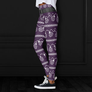 Legging RPG Luzes roxas Porco De Jogador PnP Retro Table
