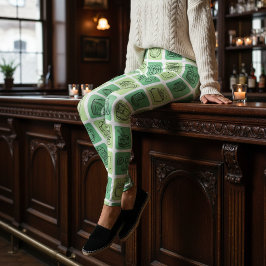 Legging Rua. Ícones desenhados na mão de Patrick ID635