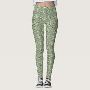 Legging Rua, irlandês do Dia de Patrick em Heart Impressão