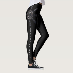 Legging Rune☼ ancestral e espiritual do ☼Aegishjalmur