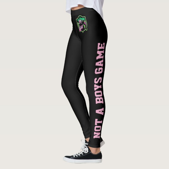 Legging Running Back Girl Logo/ Not A Boys Game (Esquerda)
