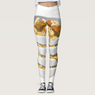 Legging Saco rico em Comidas reluzente