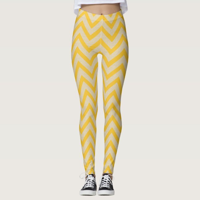 Legging Saffron Spice Moods Chevrons (Frente)