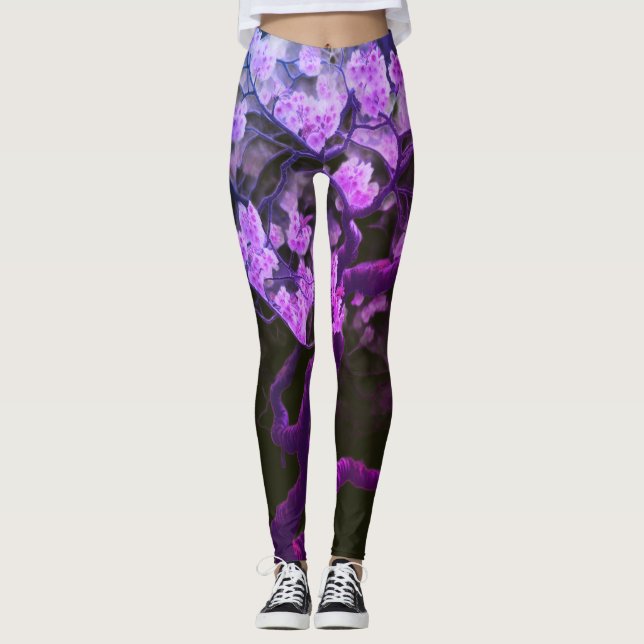 Legging Sakuras Japonesas Par de Personalizadas Modernas (Frente)