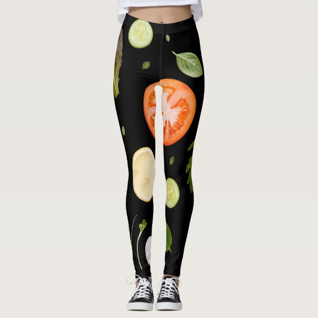 Legging Salada Saborosa em Sua (Frente)