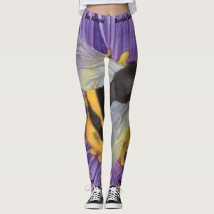 Legging Salve as Abelhas Pedras de Yoga