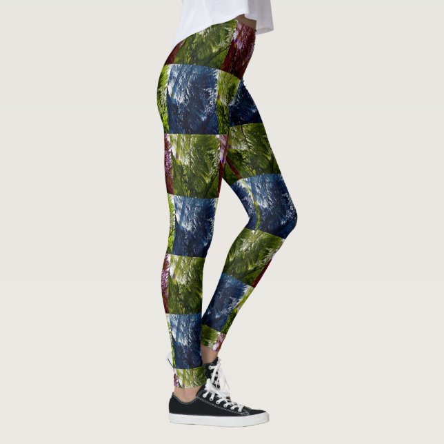 Legging Samambaias em quatro cores, (Direita)
