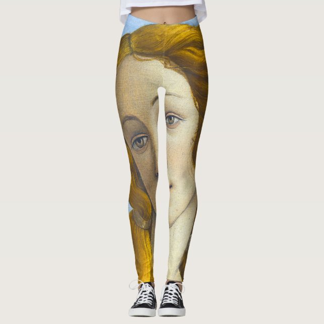 Legging Sandro Botticelli - Nascimento do Detalhe de Vênus (Frente)