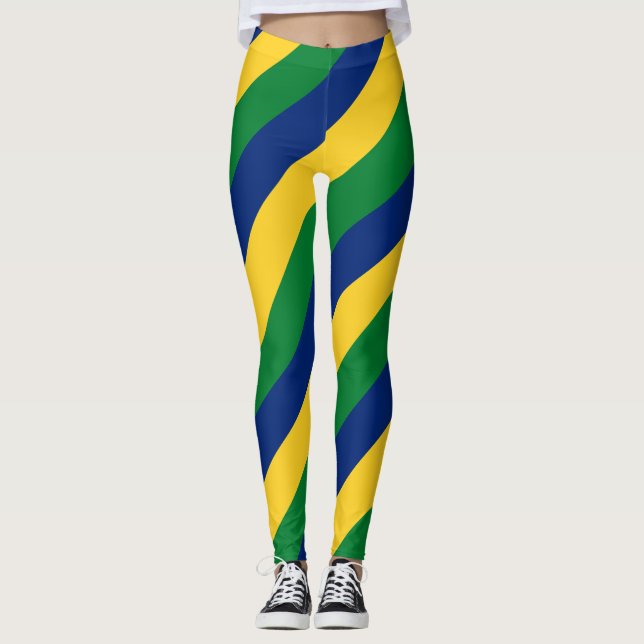 Legging Santo Vincent e Perna Nacional de Bandeira das Gra (Frente)