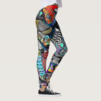 Legging Sapatos Sapatos Sapatos 4 + suas ideias