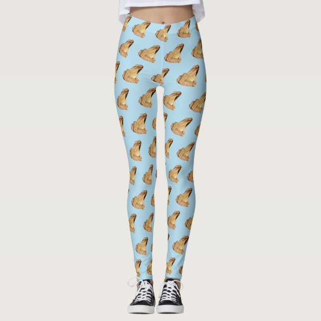 Legging Sapo de madeira Aquarela (Frente)