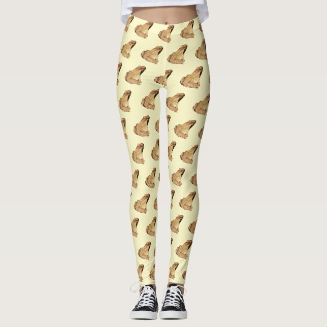 Legging Sapo de madeira Aquarela (Frente)