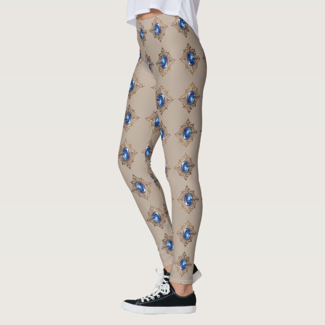 Legging Sapphire – The Stone of Truth and Wisdom´8 (Esquerda)