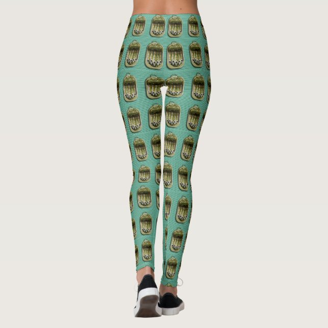 Legging Sardinhas no verde (Verso)