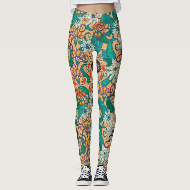 Legging sarilmak apricot (Frente)