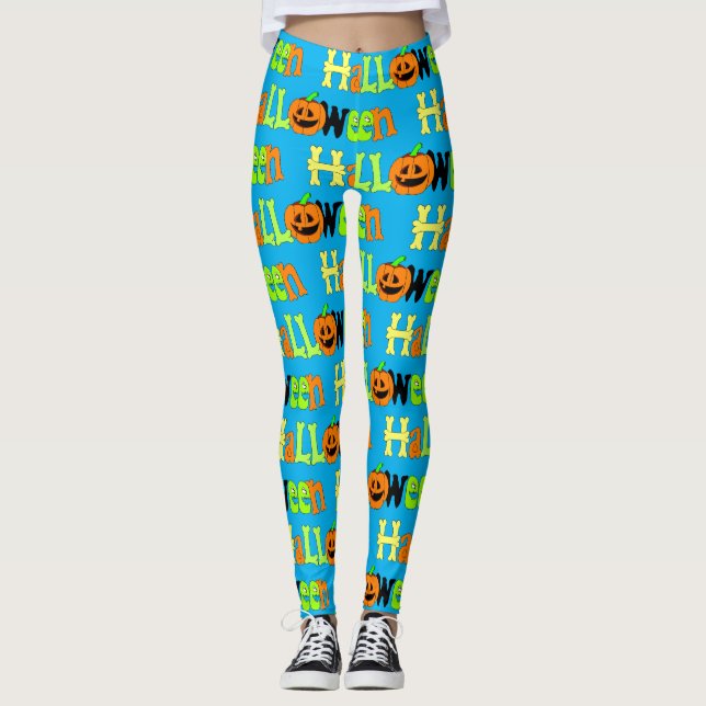 Legging Saudação de Halloween (Frente)
