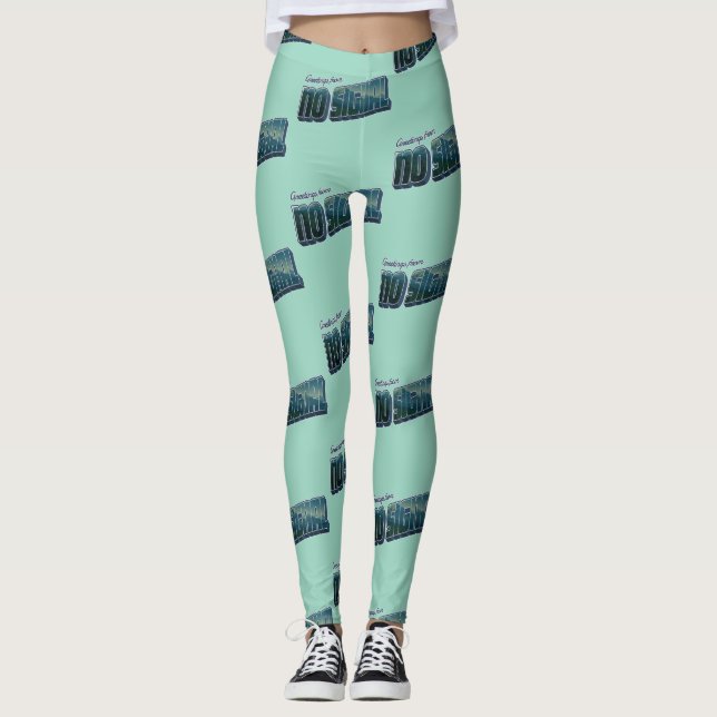 Legging Saudações de Sem Sinal (Frente)