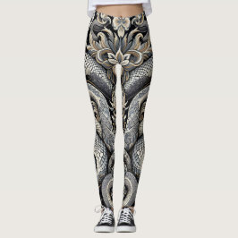 Legging Schlangenhautoptik Snakedesign
