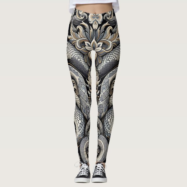 Legging Schlangenhautoptik Snakedesign (Frente)