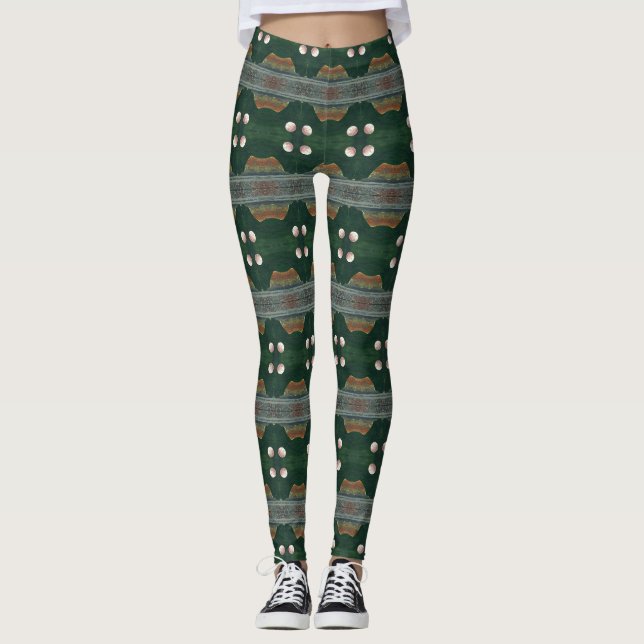 Legging Sci-Fi - mundos do planeta alienígena fantasia (Frente)