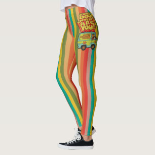Legging Scooby-Doo "onde está você?" Desenhos animados