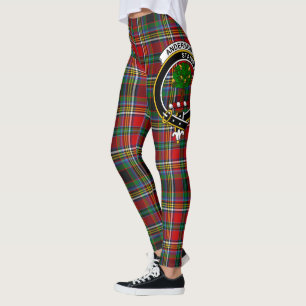 Legging Scotstee Clan Anderson Do Arfredo Crest Tartan