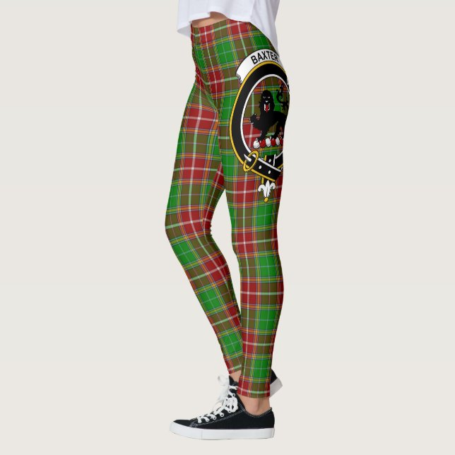 Legging Scotstee Clan Baxter Modern Crest Tartan Women (Esquerda)