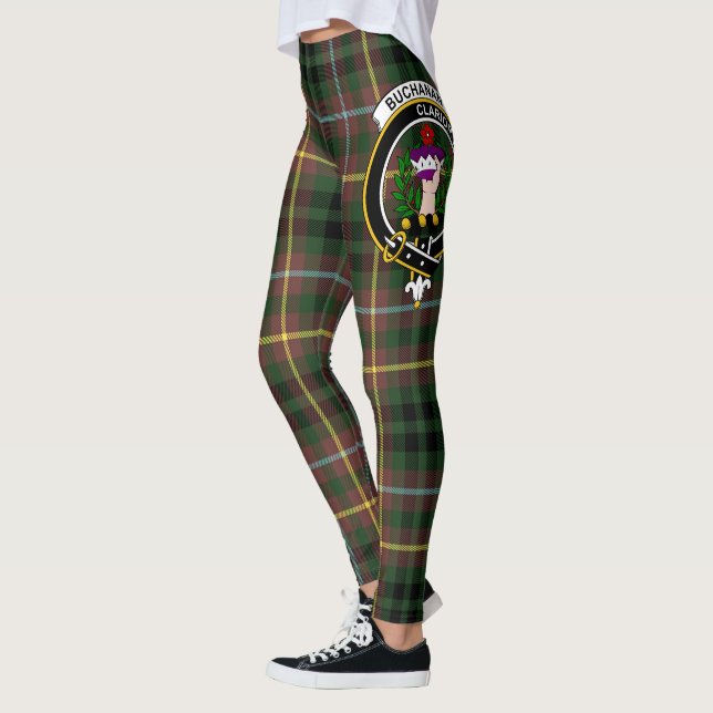 Legging Scotstee Clan Buchanan caçando Crest Tartan Women (Esquerda)