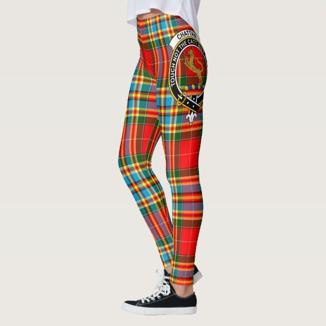 Legging Scotstee Clan Chattan Modern Crest Tartan Women (Esquerda)