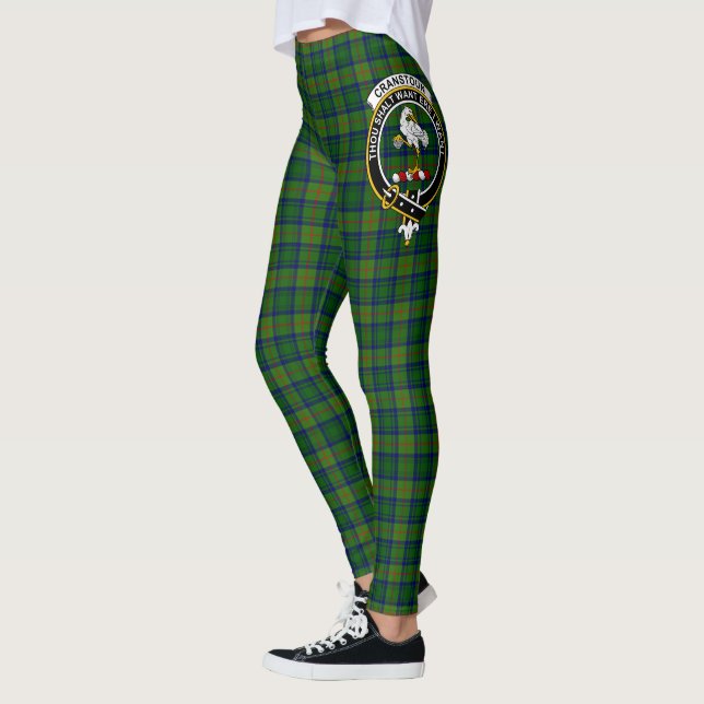 Legging Scotstee Clan Cranstoun Modern Crest Tartan Women (Esquerda)