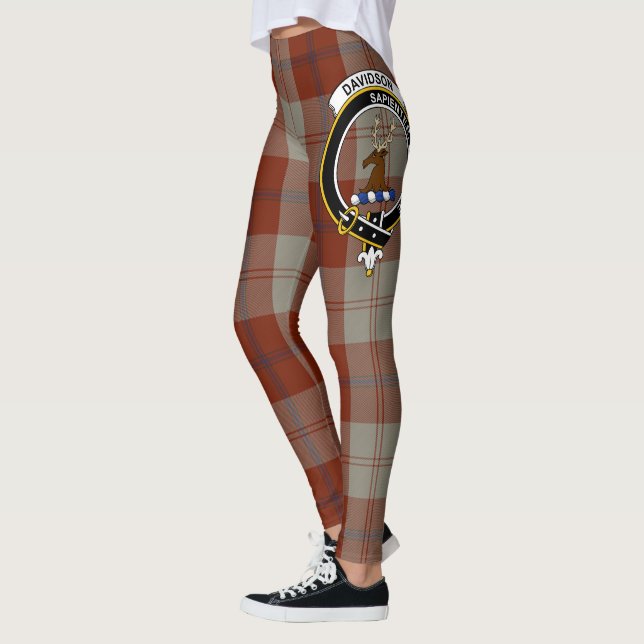 Legging Scotstee Clan Davidson Dress Dancers Crest Tartan (Esquerda)