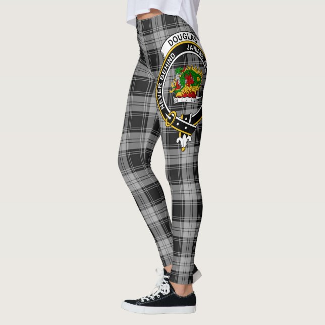Legging Scotstee Clan Douglas Cinza Crest Tartan Women (Esquerda)