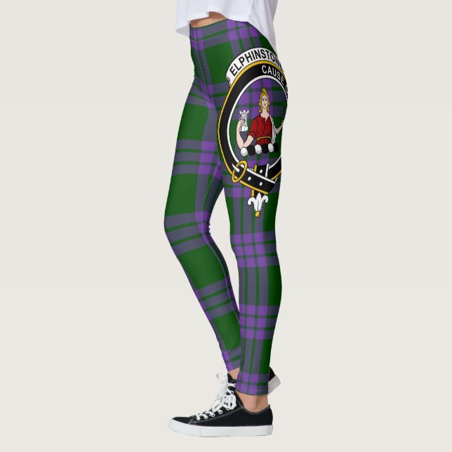Legging Scotstee Clan Elphinstone Crest Tartan Women (Esquerda)