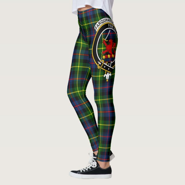 Legging Scotstee Clan Farquharson Modern Crest Tartan Wome (Esquerda)