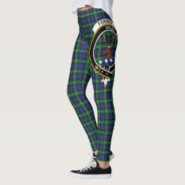 Legging Scotstee Clan Forbes Modern Crest Tartan Women