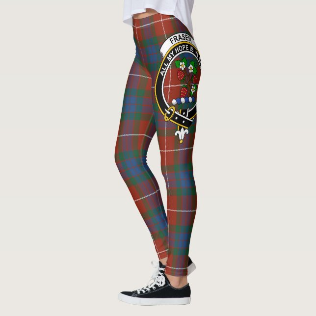Legging Scotstee Clan Fraser Ancião Crest Tartan Women (Esquerda)
