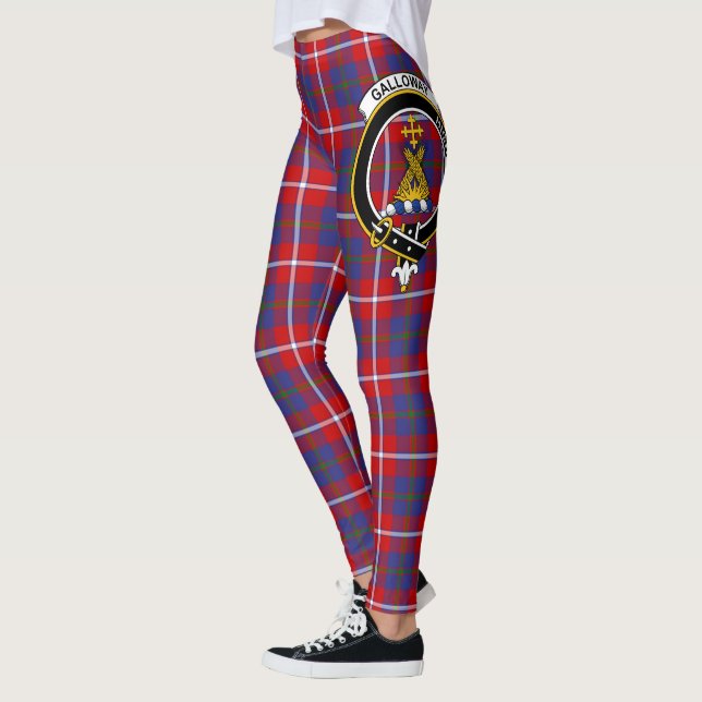Legging Scotstee Clan Galloway Red Crest Tartan Mulheres (Esquerda)