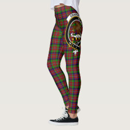 Legging Scotstee Clan Graham Red Crest Tartan Mulheres