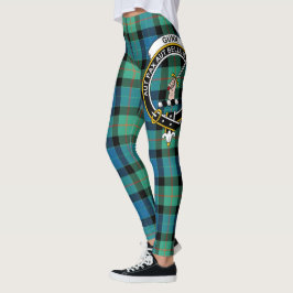 Legging Scotstee Clan Gunn Antigo Crest Tartan Mulheres