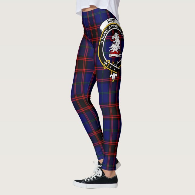 Legging Scotstee Clan Home Modern Crest Tartan Mulheres (Esquerda)