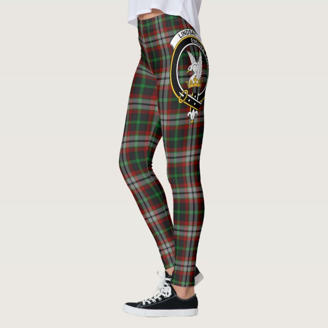 Legging Scotstee Clan Lindsay Hunting Crest Tartan Women (Esquerda)