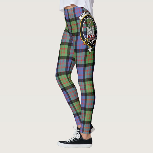 Legging Scotstee Clan Macdonald Do Ranald Crest Tartan (Esquerda)