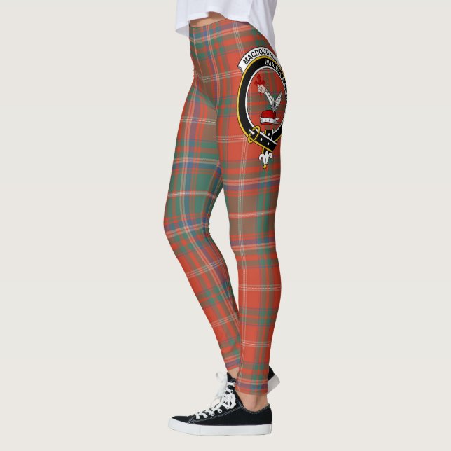 Legging Scotstee Clan MacDougall Antigo Crest Tartan Wome (Esquerda)